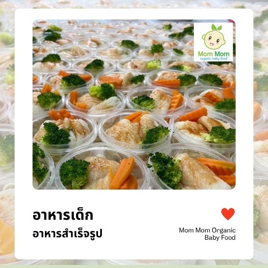 อาหารเด็กพร้อมทาน จัดส่งด่วน - อาหารเด็ก Mom Mom Organic Baby Food